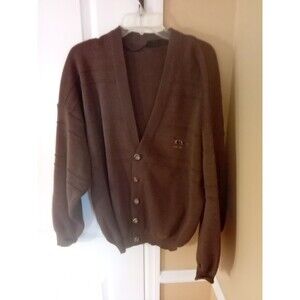 Westbury 5 Button V Neck Wool Blend Sweater Size XL.